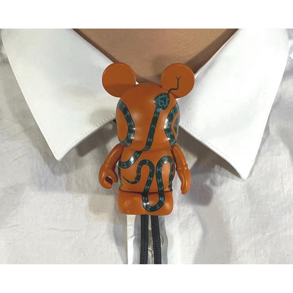 Bolo Tie Custom Urban Art Rattlesnake Disney Vinylmation Mickey Prom Fun Western